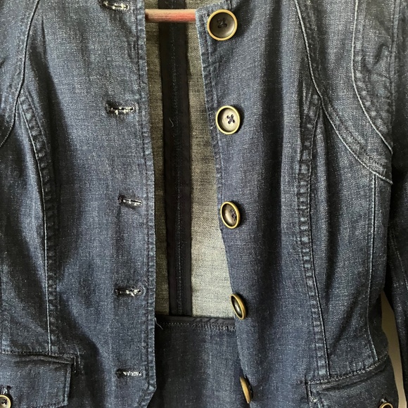 NWOT White House Black Market denim jacket - Picture 3 of 5
